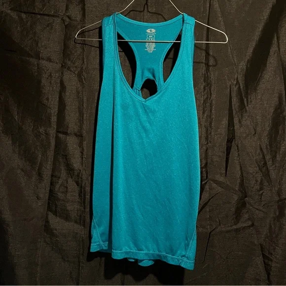 Athletic Works Turquoise Racerback Tank Top - Picture 1 of 3